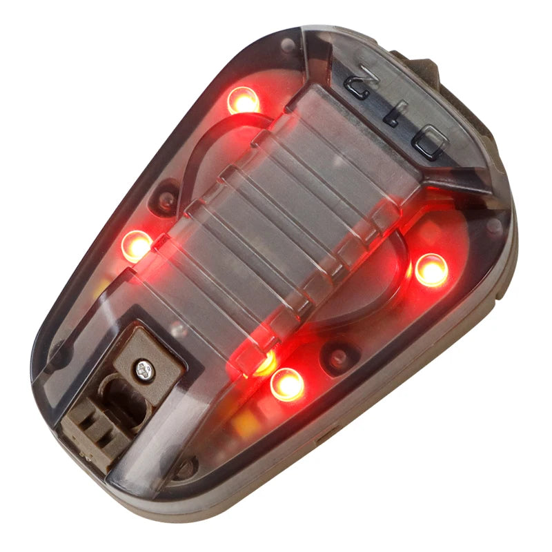 Sport Helmet Light Strobe Outdoor Hiking Hunting Survival Safety Signal Flash LAMP Waterproof Tactical Helmet Ladybird Light