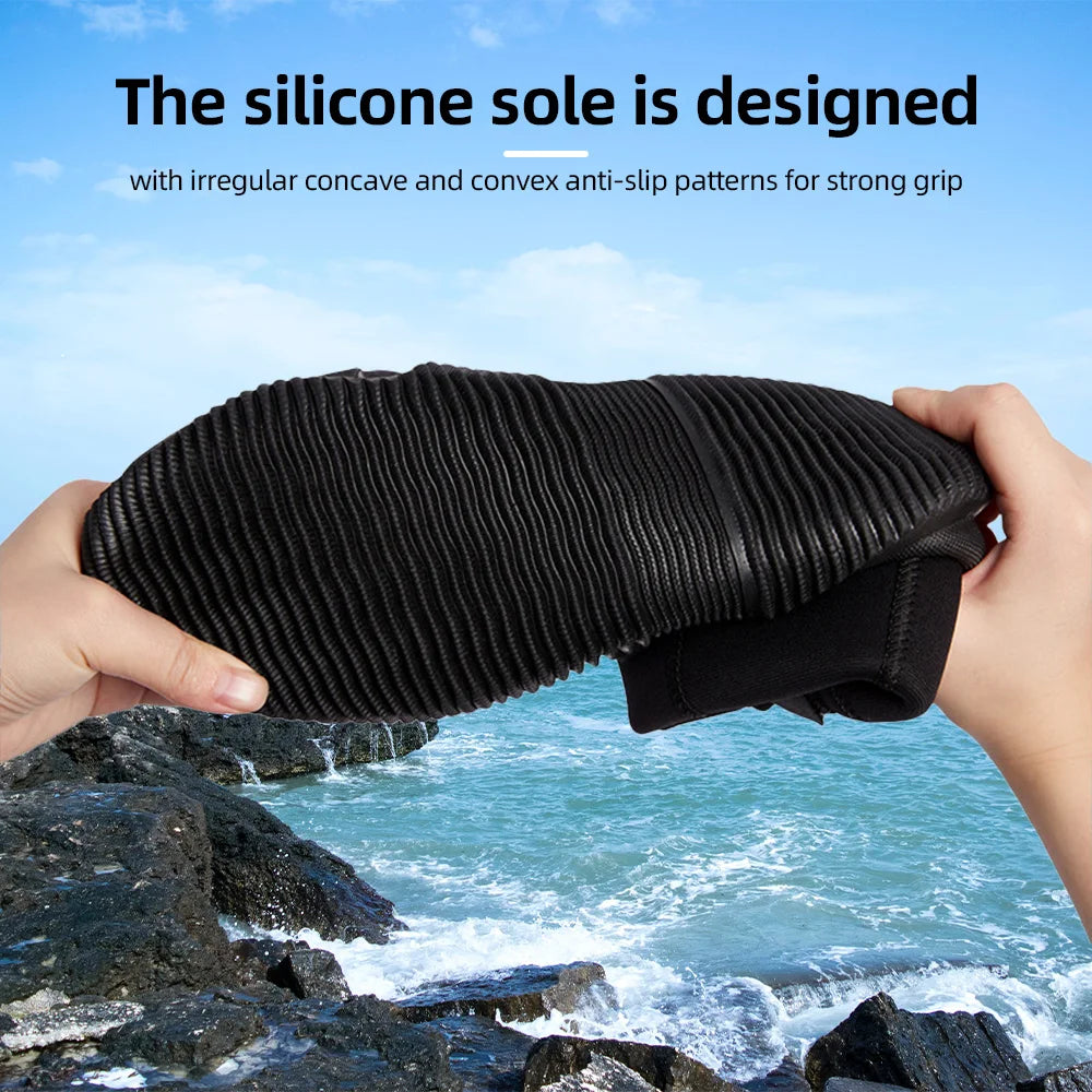 5MM Neoprene Dive Boots Anti-slip Surf Booties Scuba Diving Boots for Sailing Snorkeling Boating Swimming Diving Water Sports