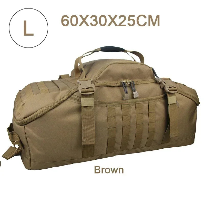25L 45L 80L Large Duffle Bag Tactical Backpack Outdoor Camping Bags Molle Men Backpacks Travel Bag for Hiking