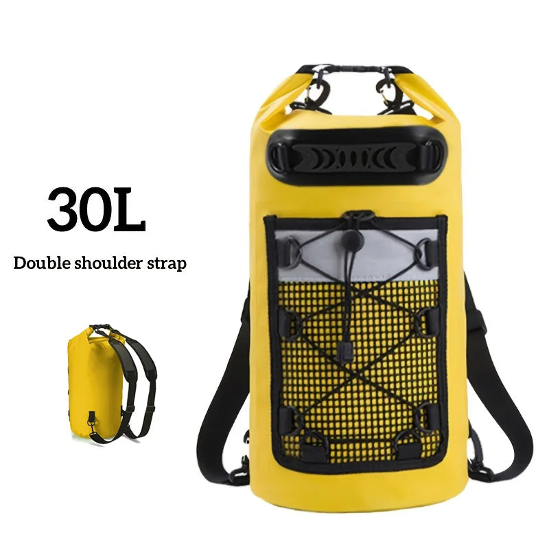 Swimming PVC Pack Dry Bag Backpack for Women Men 10L 20L Waterproof Shoulder Kayak Trekking Drifting Rafting Surfing Boating Bag