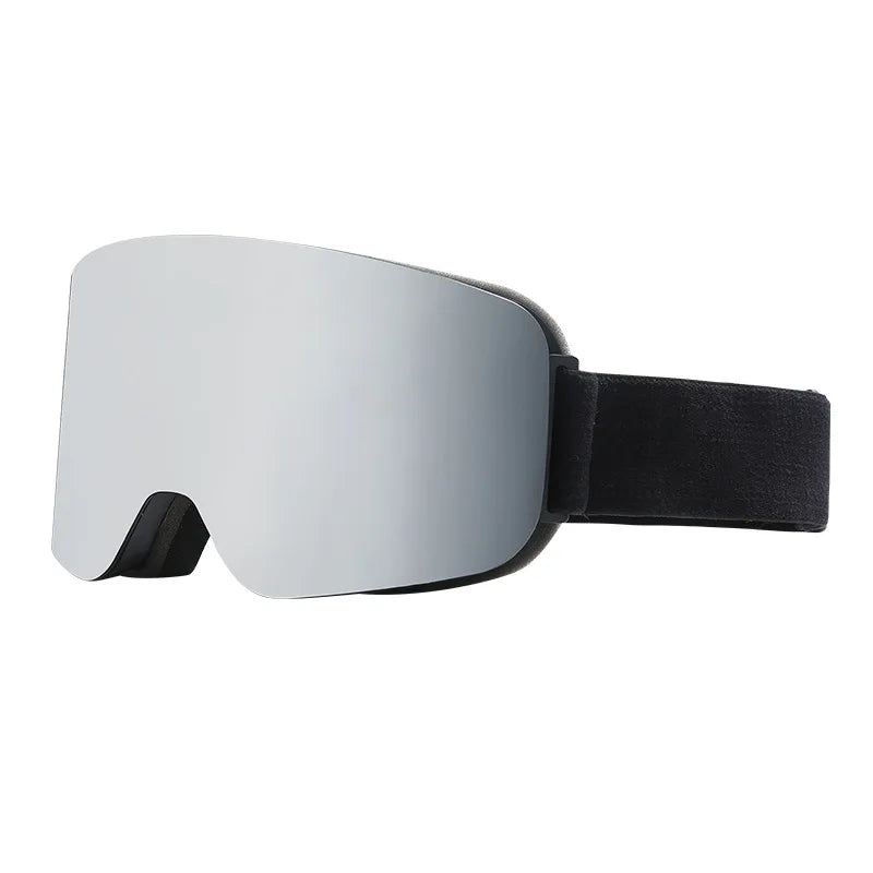 Big Ski Snowboard Goggles Women Men Skiing Eyewear Mask UV 400 Snow Protection Over Glasses Adult Double Anti-Fog Cylindrical