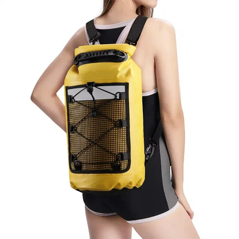 Swimming PVC Pack Dry Bags 20/30L Outdoor Sports Waterproof Shoulder Bags for Trekking Rafting Surfing Kayak Boating Backpack