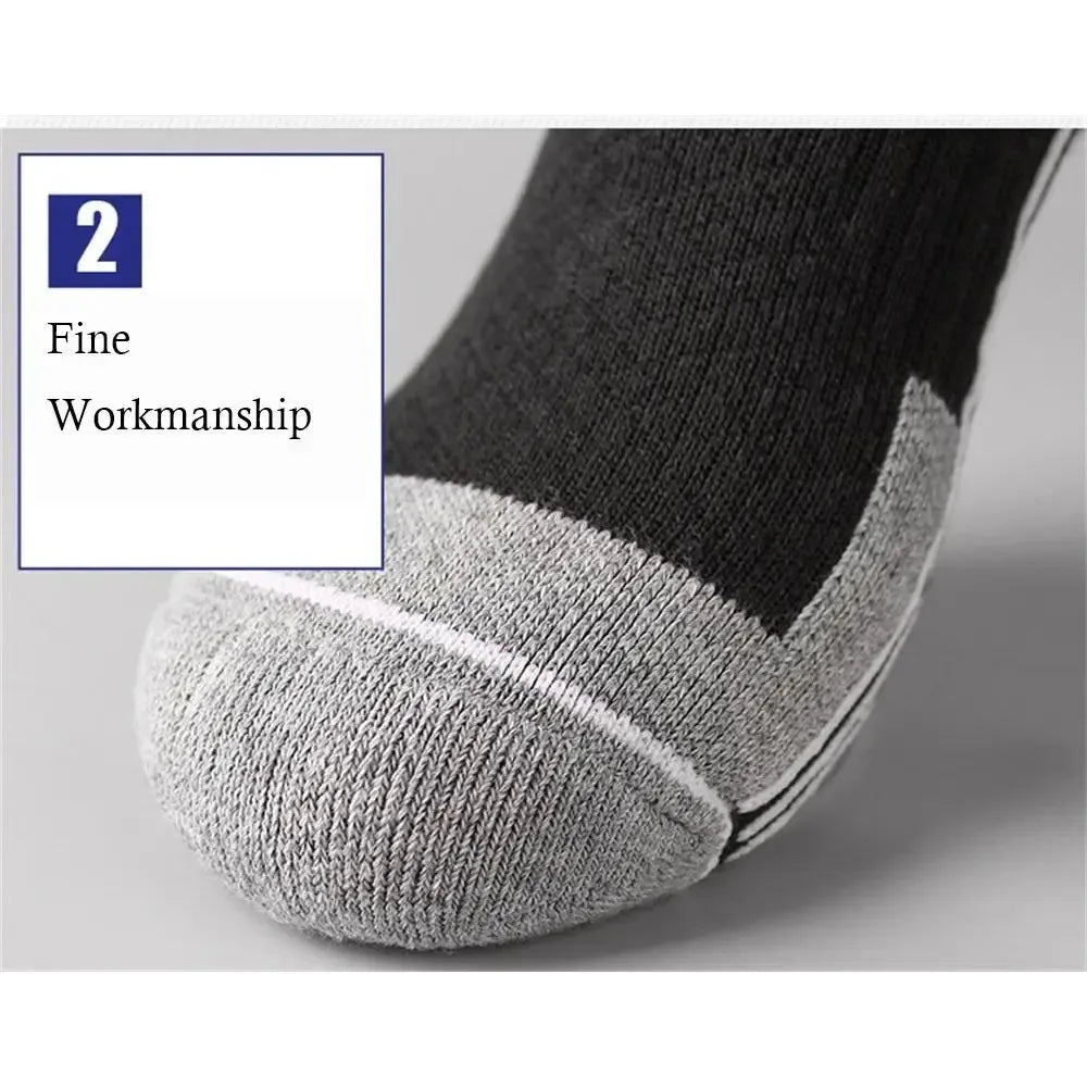 Winter warm ski socks - Anti-slip, thick, breathable, compression type - Specialized for ski boards, for warmth