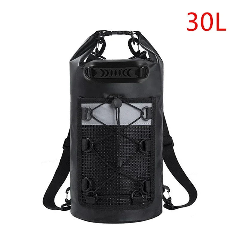 Swimming PVC Pack Dry Bags 20/30L Outdoor Sports Waterproof Shoulder Bags for Trekking Rafting Surfing Kayak Boating Backpack
