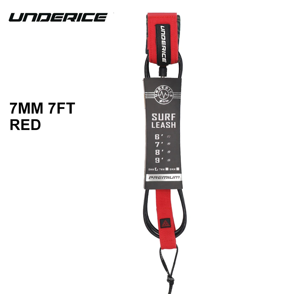 UICE SUP Board Leash Surf Paddle Surf Accessories Surfboard Leash 6-9ft Surf Leg Rope Inflatable Paddle Board Surfing Foot Rope