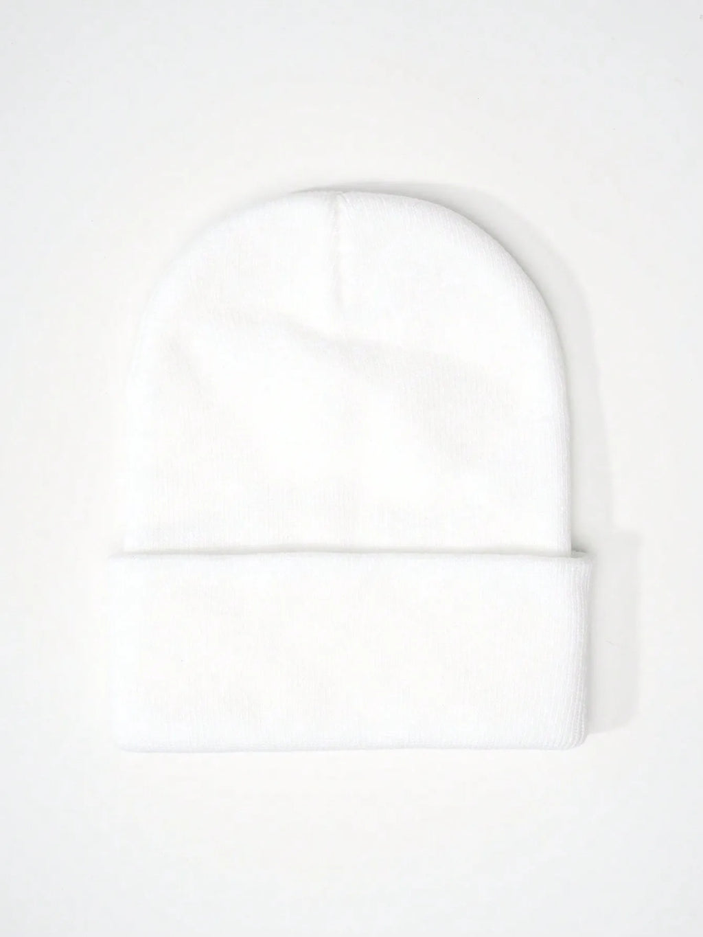 1PC Y2K Style Plain Knitted Beanie Hat Soft Acrylic Warm Skull Cap Cold Weather Fall Winter Daily Commute Outdoor Hat Halloween Streetwear Outfit Accessories For Women Girls