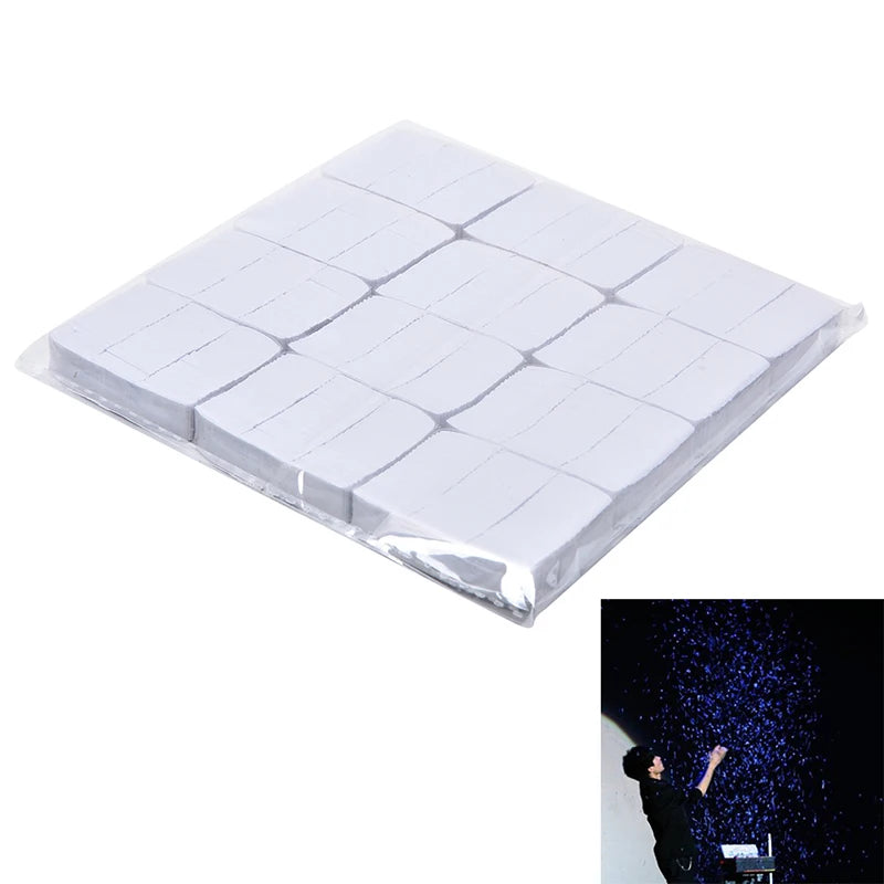 12 Pcs/set Christmas White Snowflakes Snow Paper Snowstorm Magician Magic Tricks Props for Home New Year Navidad