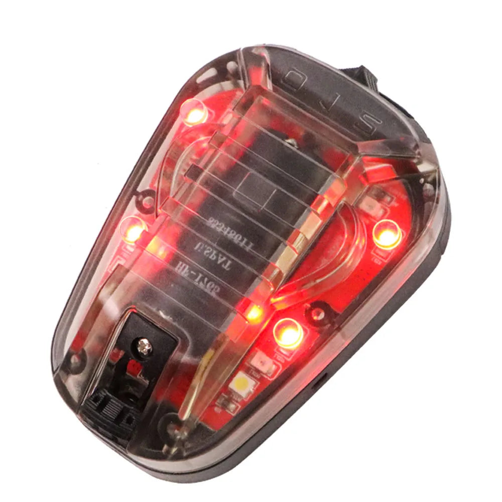 Sport Helmet Light Strobe Outdoor Hiking Hunting Survival Safety Signal Flash LAMP Waterproof Tactical Helmet Ladybird Light