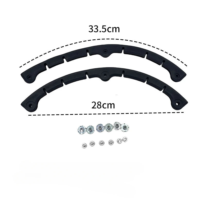 Ski Board Anti-collision Strip Snowboard Protection Strip Snowboard Curved Anti-Collision Strips Skateboard Deck Cover Accessary