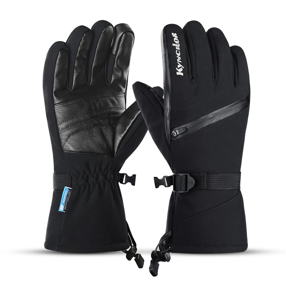 Ski Gloves Touch Screen Snowboard Gloves Snowmobile Motorcycle Riding Winter Gloves Windproof Unisex Skiing Gloves