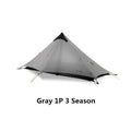 New FLAME'S CREED Lanshan 1 Person Oudoor Ultralight Camping Tent Single Man 3/4 Season Professional 15D Silnylon Rodless Tent