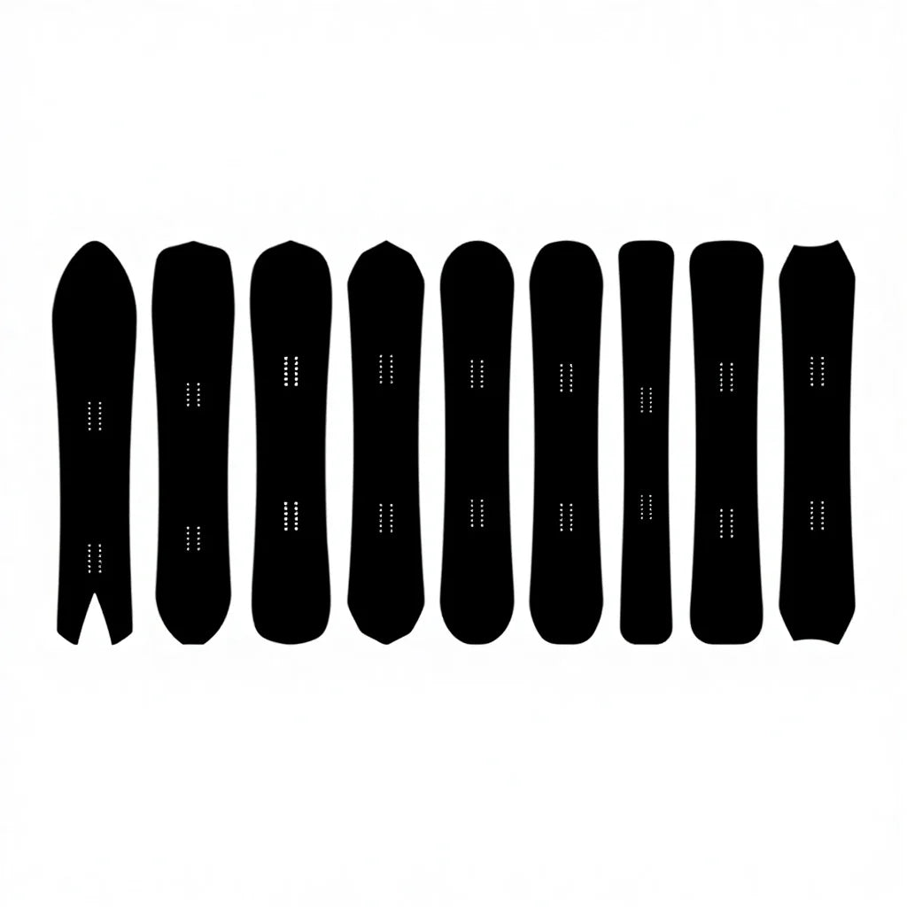 Manlin's New Custom-Made Two-Way Snowboard for Snowboarding Sledding Carving & Park Practice