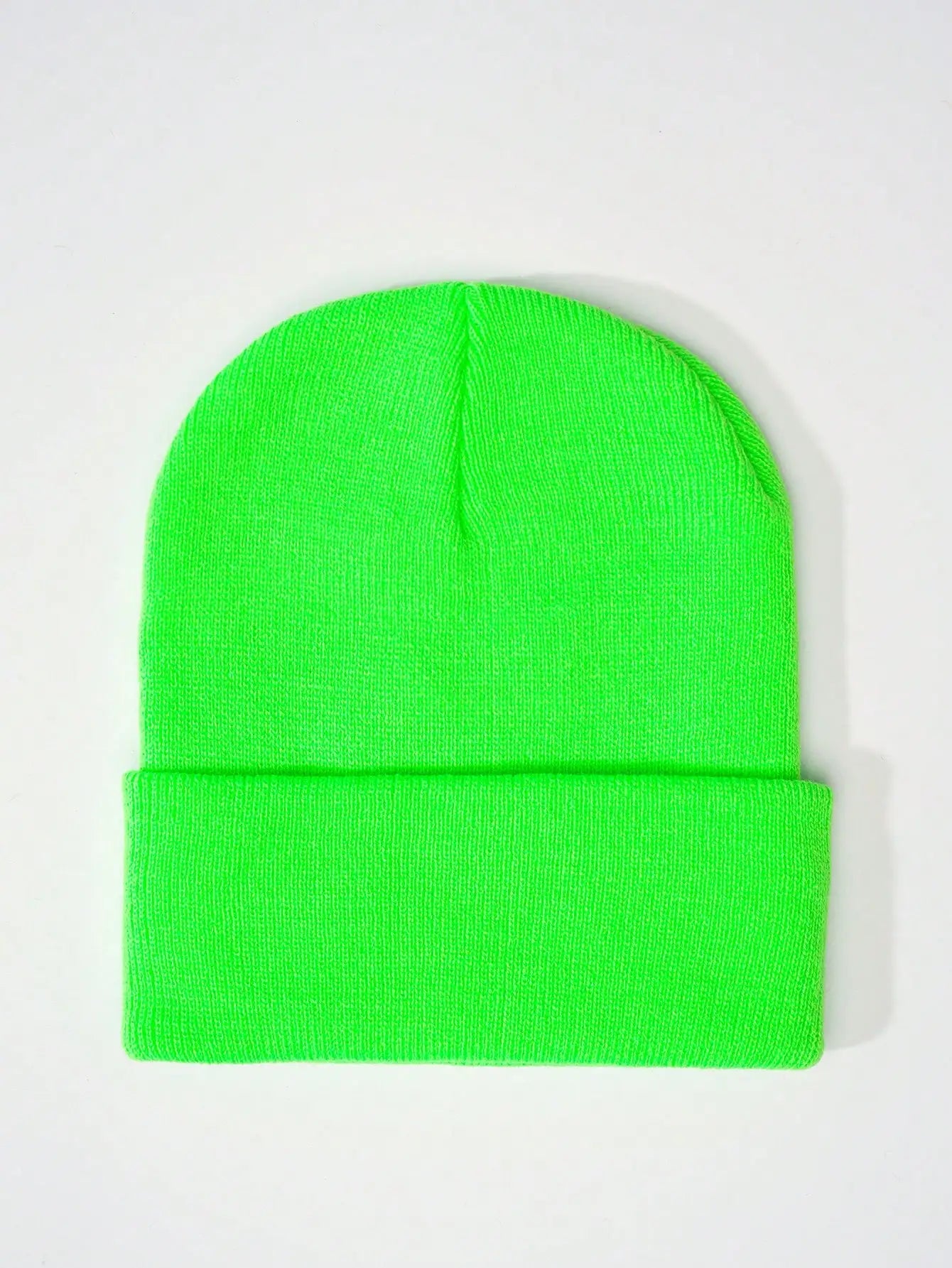 1PC Y2K Style Plain Knitted Beanie Hat Soft Acrylic Warm Skull Cap Cold Weather Fall Winter Daily Commute Outdoor Hat Halloween Streetwear Outfit Accessories For Women Girls