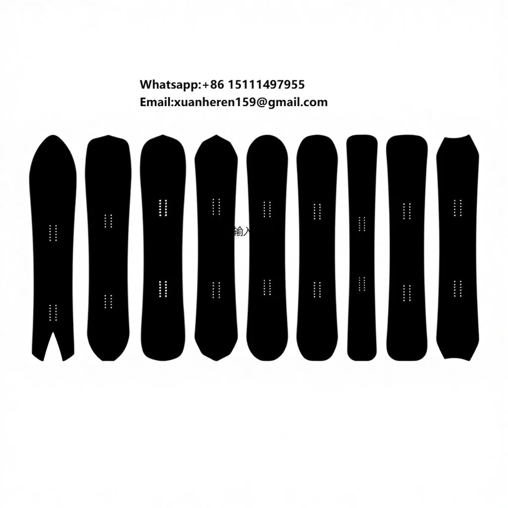 Manlin's New Custom-Made Two-Way Snowboard for Snowboarding Sledding Carving & Park Practice
