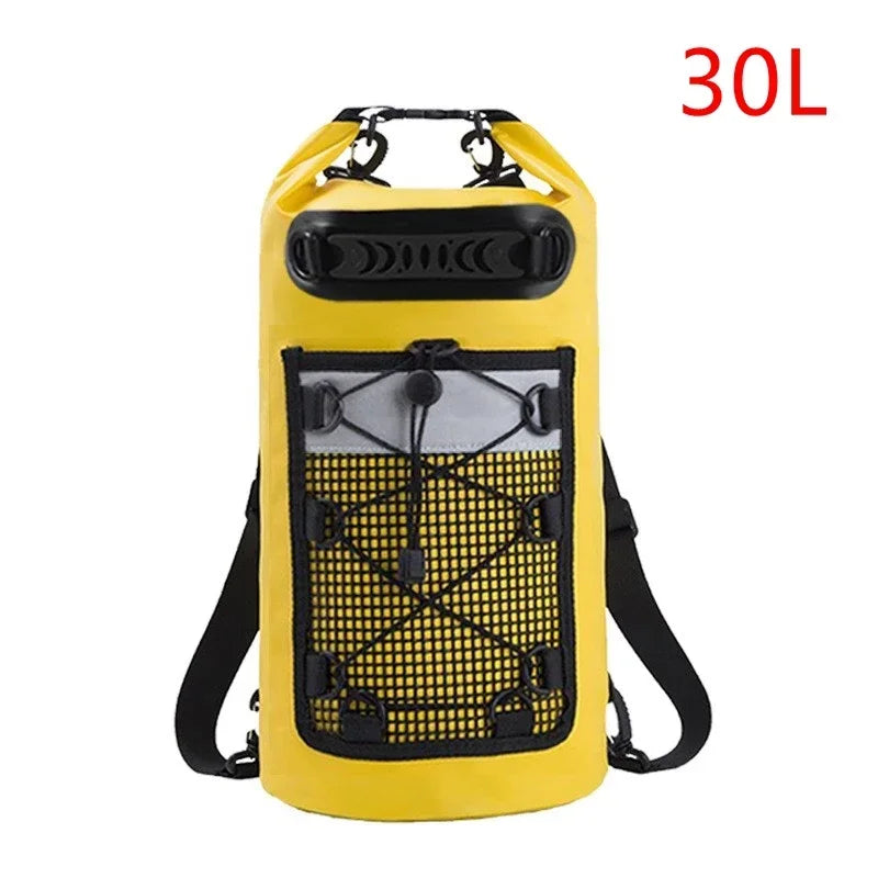 Swimming PVC Pack Dry Bags 20/30L Outdoor Sports Waterproof Shoulder Bags for Trekking Rafting Surfing Kayak Boating Backpack