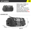 Rhinowalk Motorcycle Travel Luggage Bag Waterproof 19L-80L Expandable Big Capacity Motor Tail/Trunk/Rack Bag For Most Motorcycle