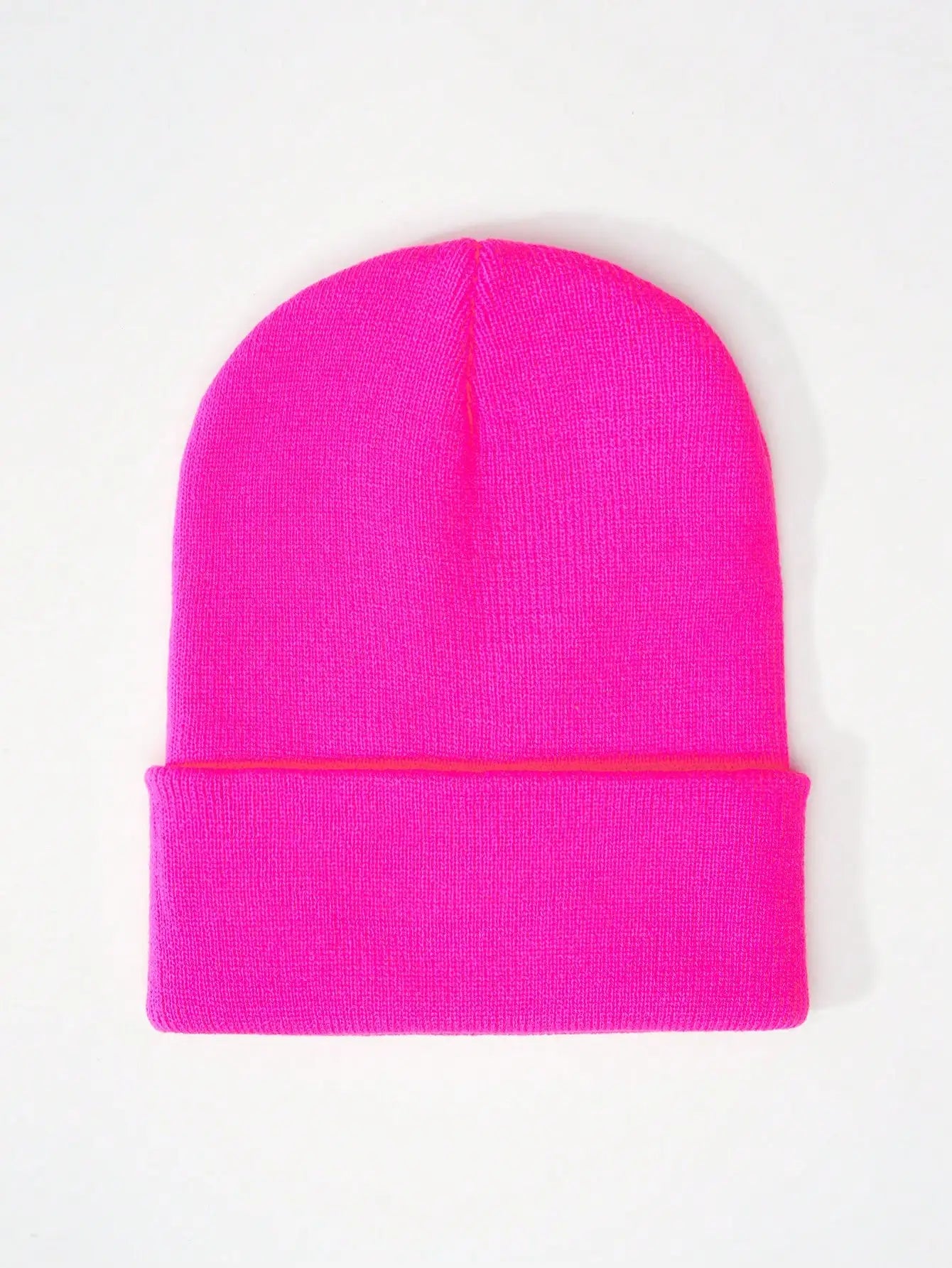 1PC Y2K Style Plain Knitted Beanie Hat Soft Acrylic Warm Skull Cap Cold Weather Fall Winter Daily Commute Outdoor Hat Halloween Streetwear Outfit Accessories For Women Girls