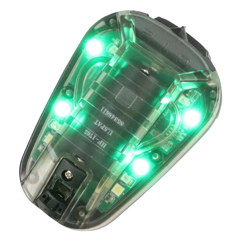 Sport Helmet Light Strobe Outdoor Hiking Hunting Survival Safety Signal Flash LAMP Waterproof Tactical Helmet Ladybird Light