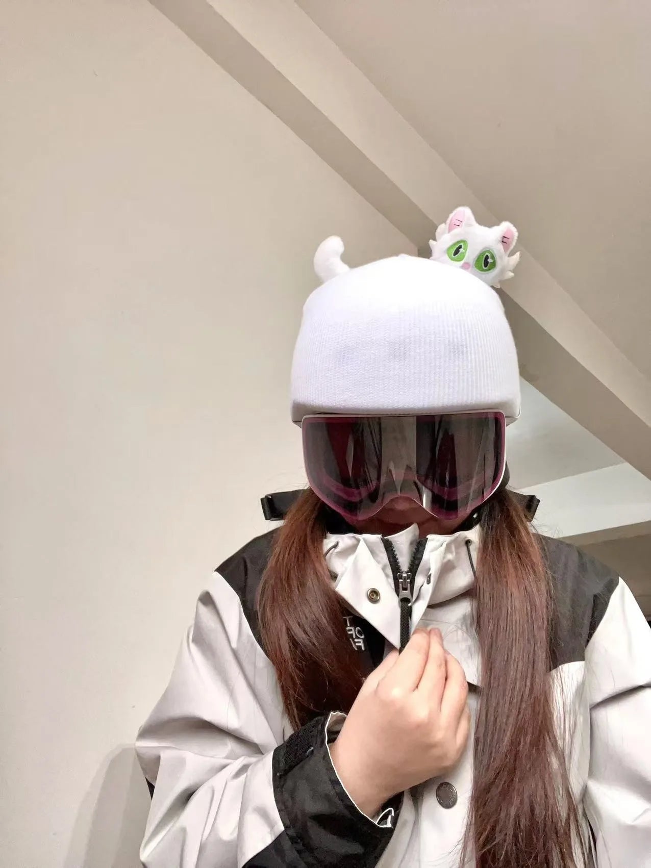 Ski Helmet decoration Skiing Helmet Cover Decor Snowboard Washable men women Outdoor Sports Cute Knitted Helmets Warm hat covers