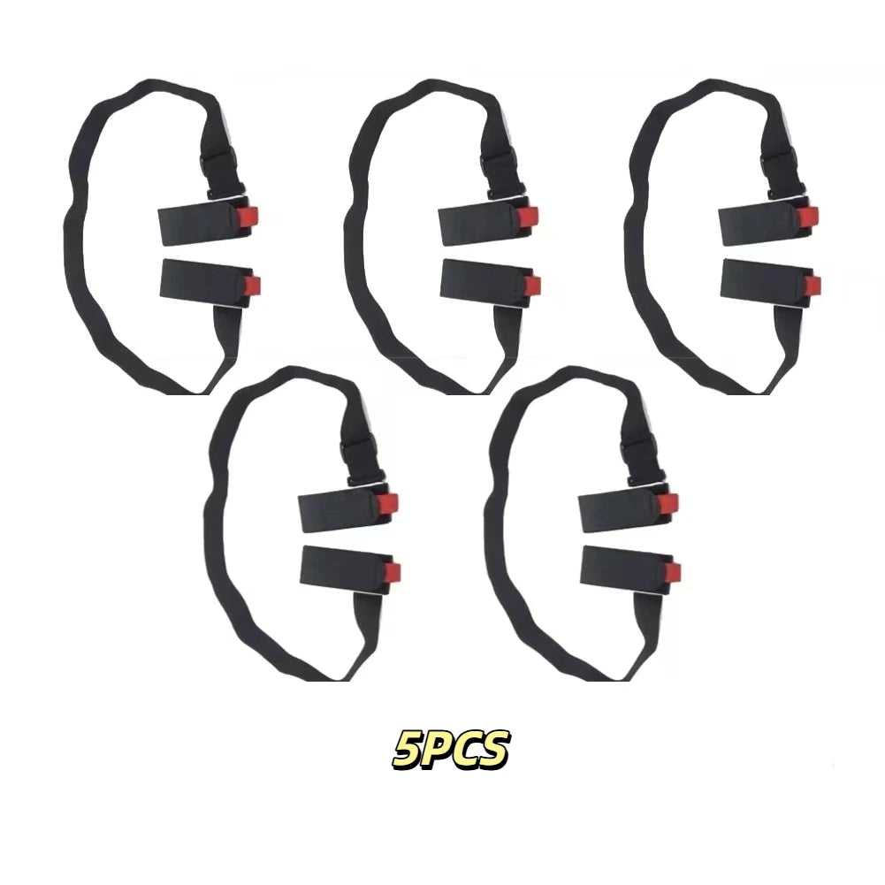 1/2/3/5/8/10pcs Portable Ski Shoulder Strap - Adjustable Snowboard Carrier for Adults & Kids