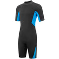 Men's Wetsuit 3mm Neoprene Short Sleeve One Piece Spring Diving Suit Back Front Zip Surfing Diving Swimming Snorkeling Kayaking