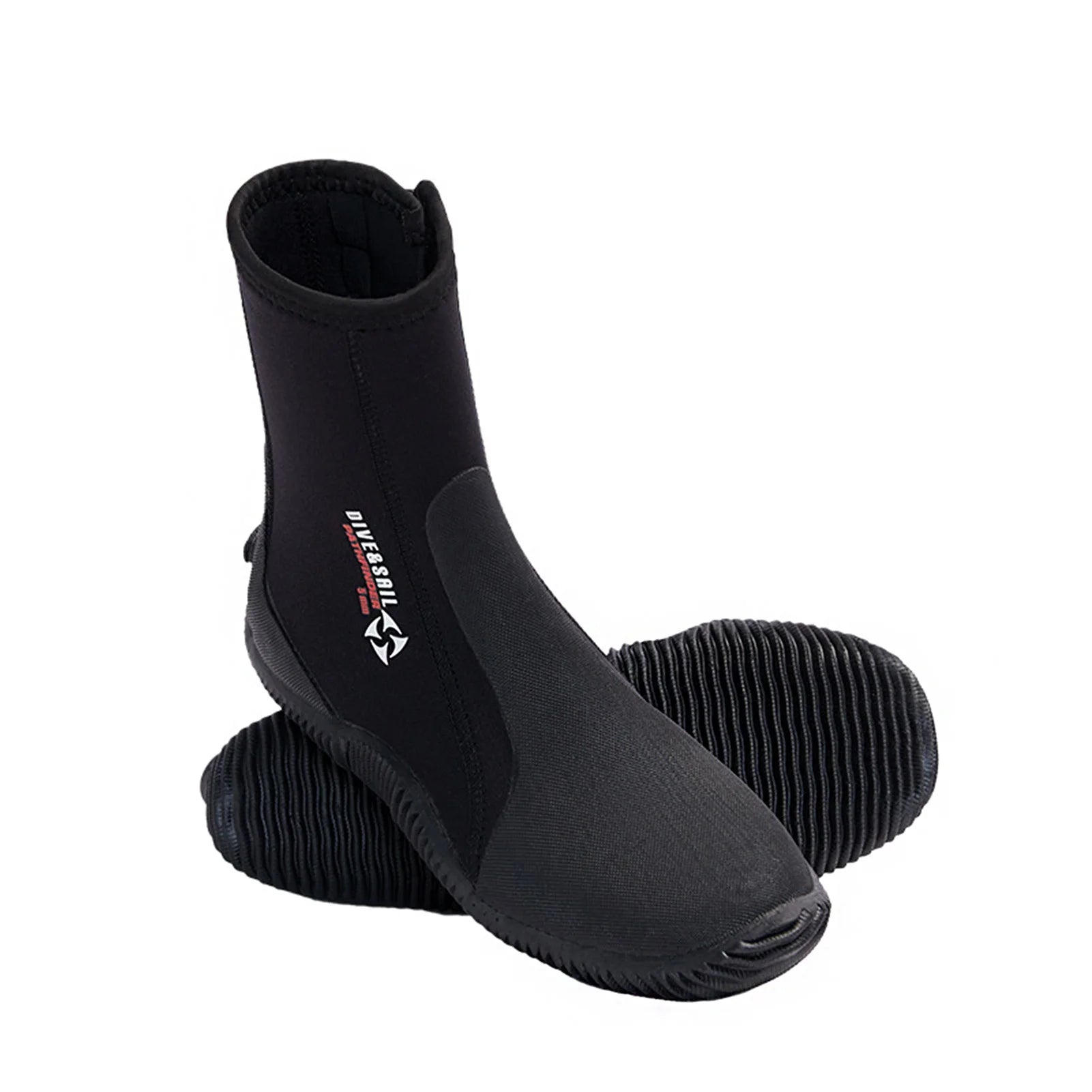 5MM Neoprene Dive Boots Anti-slip Surf Booties Scuba Diving Boots for Sailing Snorkeling Boating Swimming Diving Water Sports