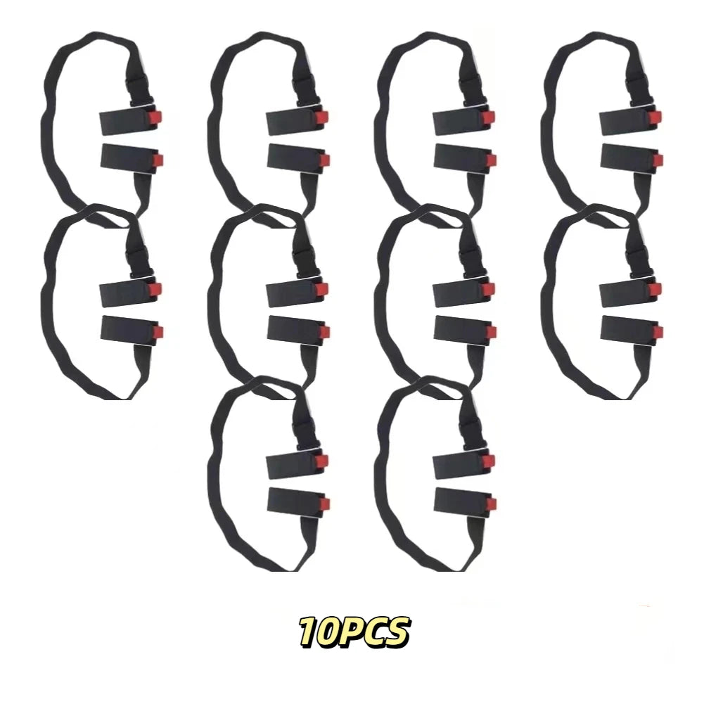 1/2/3/5/8/10pcs Portable Ski Shoulder Strap - Adjustable Snowboard Carrier for Adults & Kids