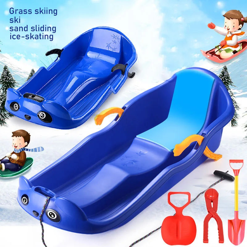 Sand Board, Double Thick With Drawstring Ski Board, Snowboard, Grass Board, Snow Plow, Sled, Adult And Child, Skateboard