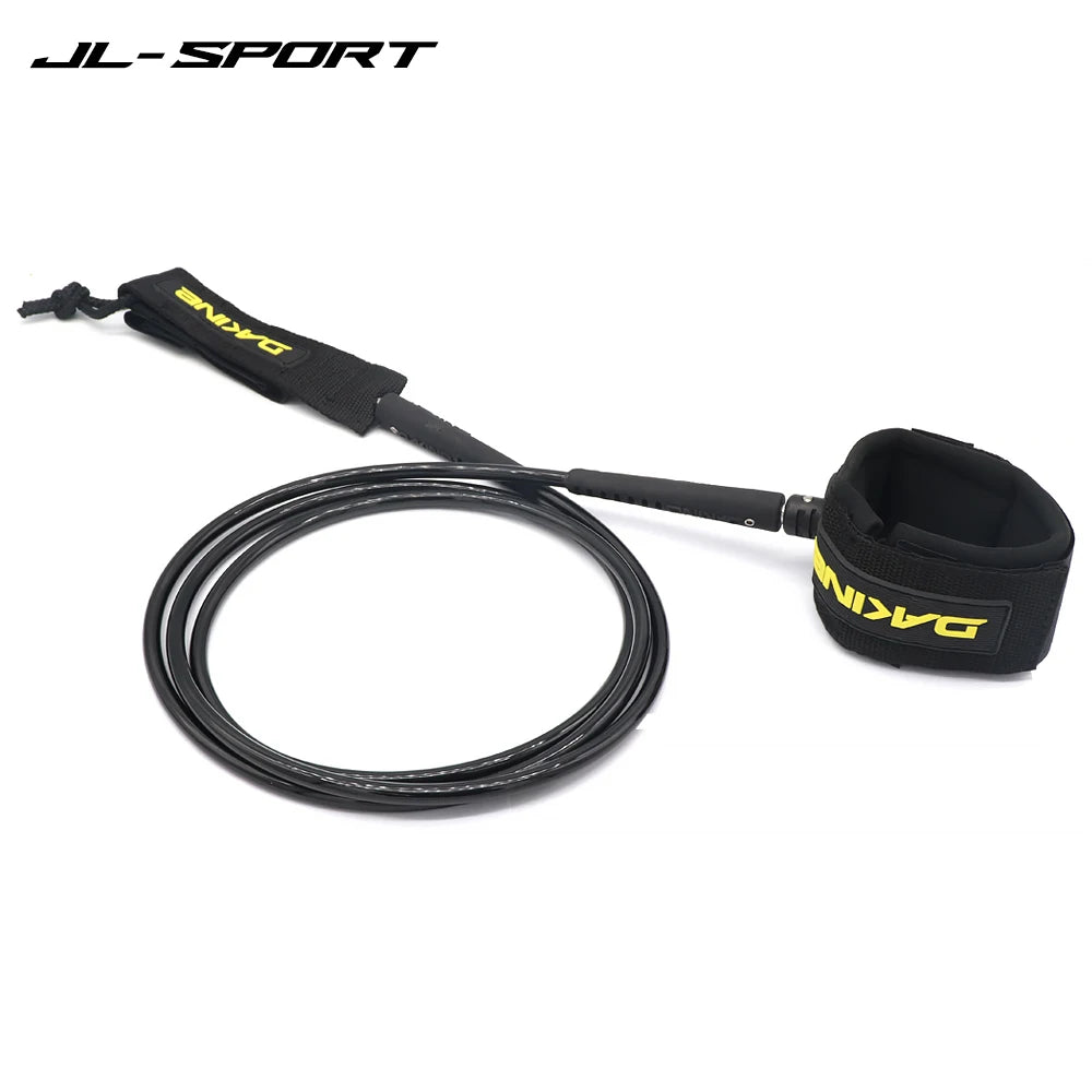 Surf Leash SUP Surfboard Leash DK Wind Surfing Leash 6~9FT 7mm Surfboard Foot Leash Straight Foot Rope Wind Surfing Accessorie