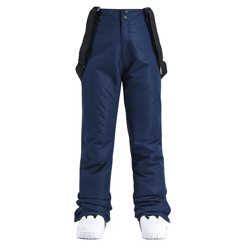 Women Winter Pant High Quality Men Thick Warm Skiing Pants Windproof Waterproof Suspender Trouser Snow Snowboard Plus Size Pants