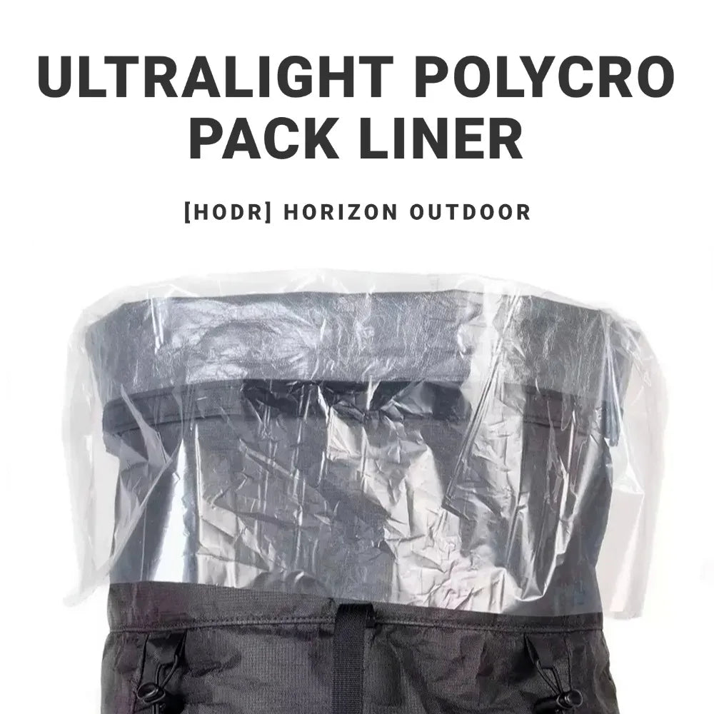Backpack Liner Bag Packing Ultralight 14g Polycro Inner Dry Bag Waterproof Storage for Hiking, Trekking,UL Camping Gear