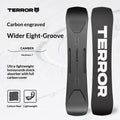 Carbon Fiber Freestyle Snowboard for Adults  Widened Lightweight Super Elastic Snowboard Men's Racing Board Carbon Fiber Skiing