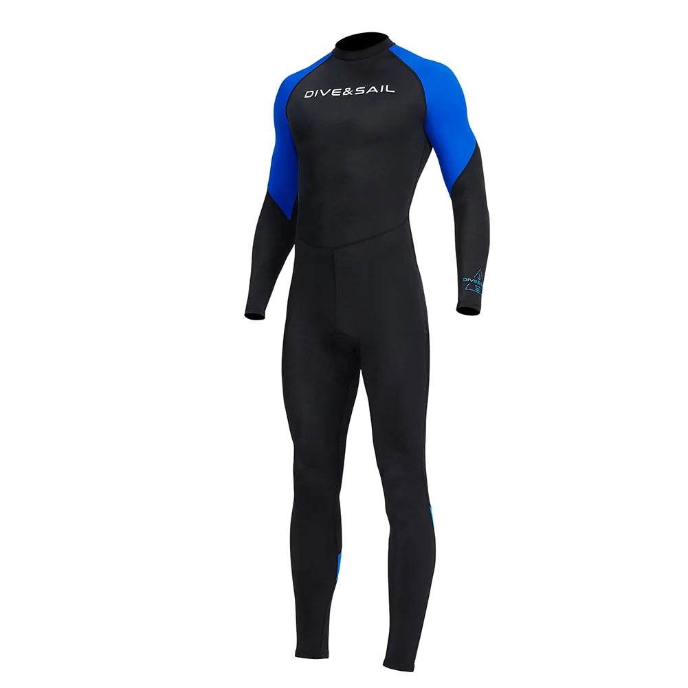Thin Sunscreen 0.5mm Surf Scuba Diving Suit Wetsuit Long Sleeve Fission Hooded one Pieces For Men Snorkeling Swimsuit