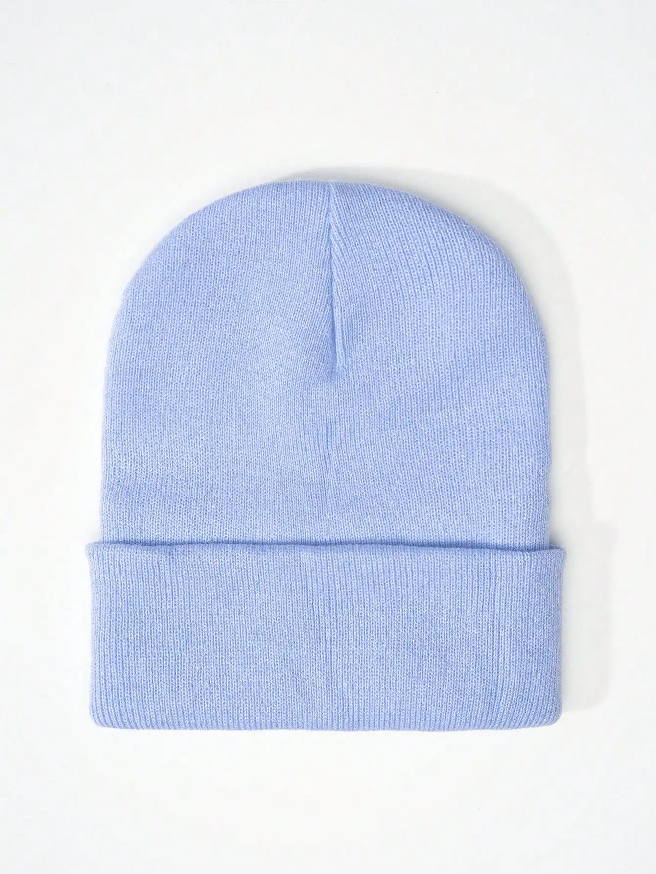 1PC Y2K Style Plain Knitted Beanie Hat Soft Acrylic Warm Skull Cap Cold Weather Fall Winter Daily Commute Outdoor Hat Halloween Streetwear Outfit Accessories For Women Girls