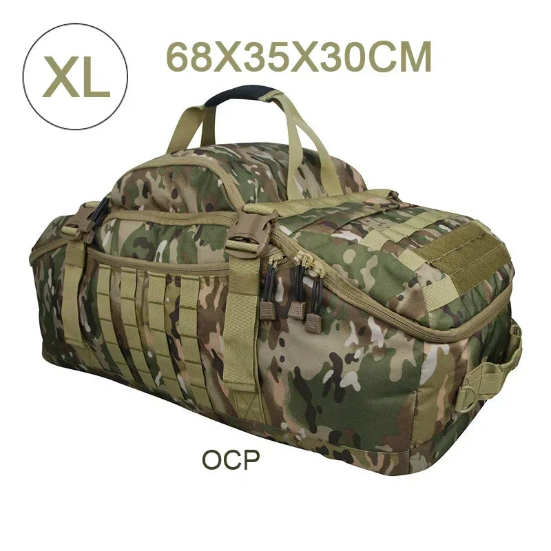 25L 45L 80L Large Duffle Bag Tactical Backpack Outdoor Camping Bags Molle Men Backpacks Travel Bag for Hiking