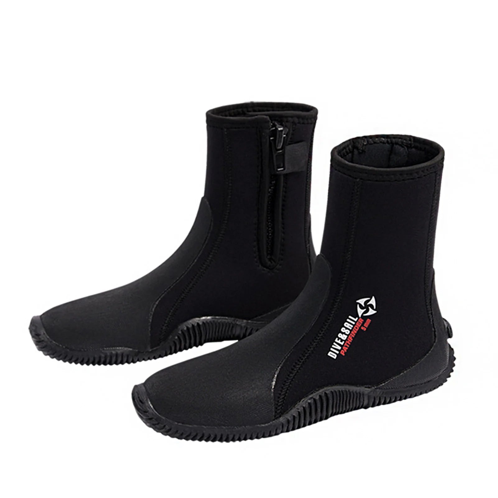 5MM Neoprene Dive Boots Anti-slip Surf Booties Scuba Diving Boots for Sailing Snorkeling Boating Swimming Diving Water Sports