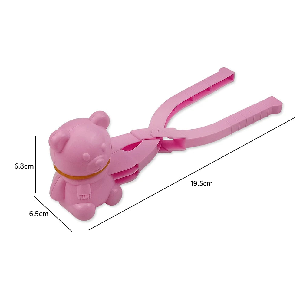 1/4pcs Snowball Maker Clip Multi-shape Cartoon Snow Balls Making Clamps Snow Ball Maker Gadgets Kids s for Snowball Fights Tool