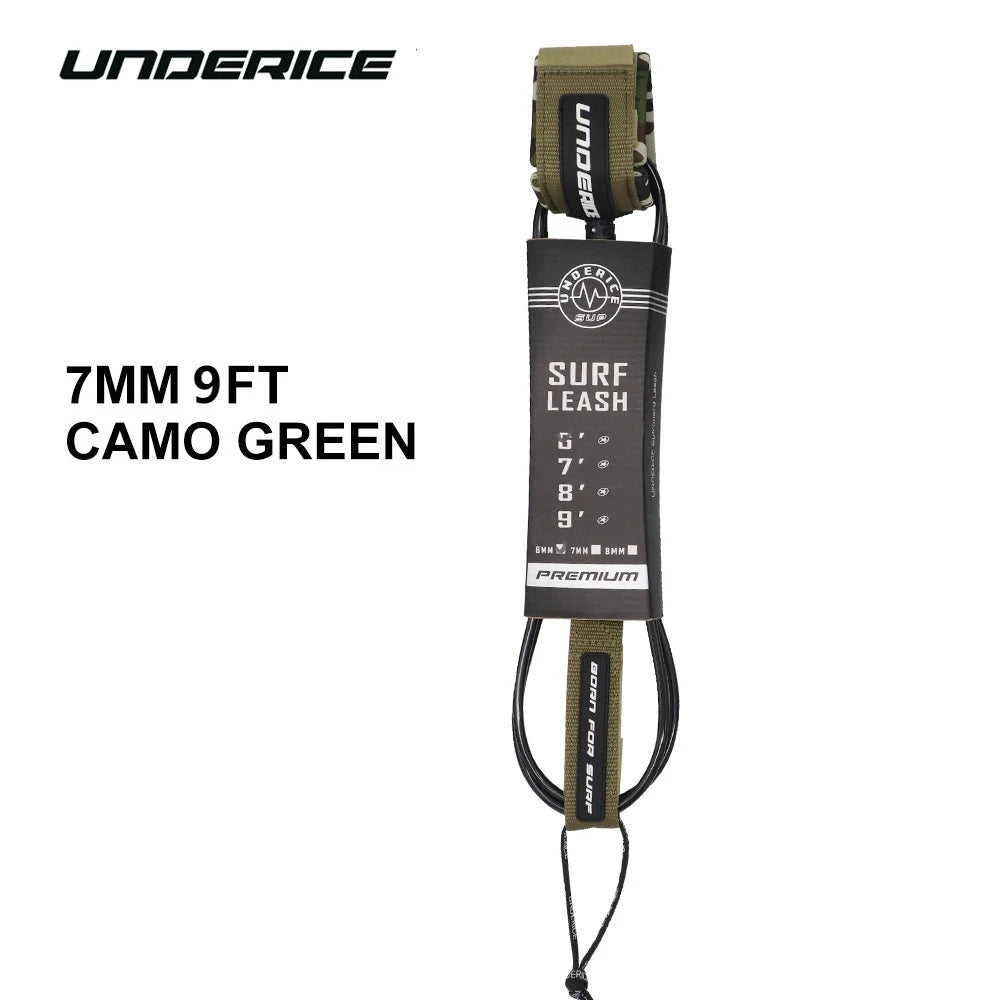 UICE SUP Board Leash Surf Paddle Surf Accessories Surfboard Leash 6-9ft Surf Leg Rope Inflatable Paddle Board Surfing Foot Rope