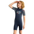 Children Shorty Wetsuit 2.5mm Neoprene Thick Swimsuits  One Piece Surfing Sport Diving Suit for Boys Short Sleeve