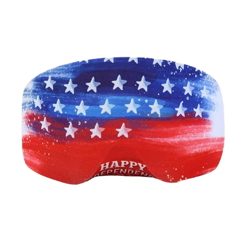 Ski Goggle Cover Scratch-Proof Snowboarding Goggle Protector Cover Elastic Ski Eyewear Cover Snow Sport Glasses Protective Gear