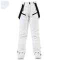 New Fashion Ski Pants Men Women Windproof Waterproof Snow Trousers Winter Snowboarding Suspender Pants with Waist Protection
