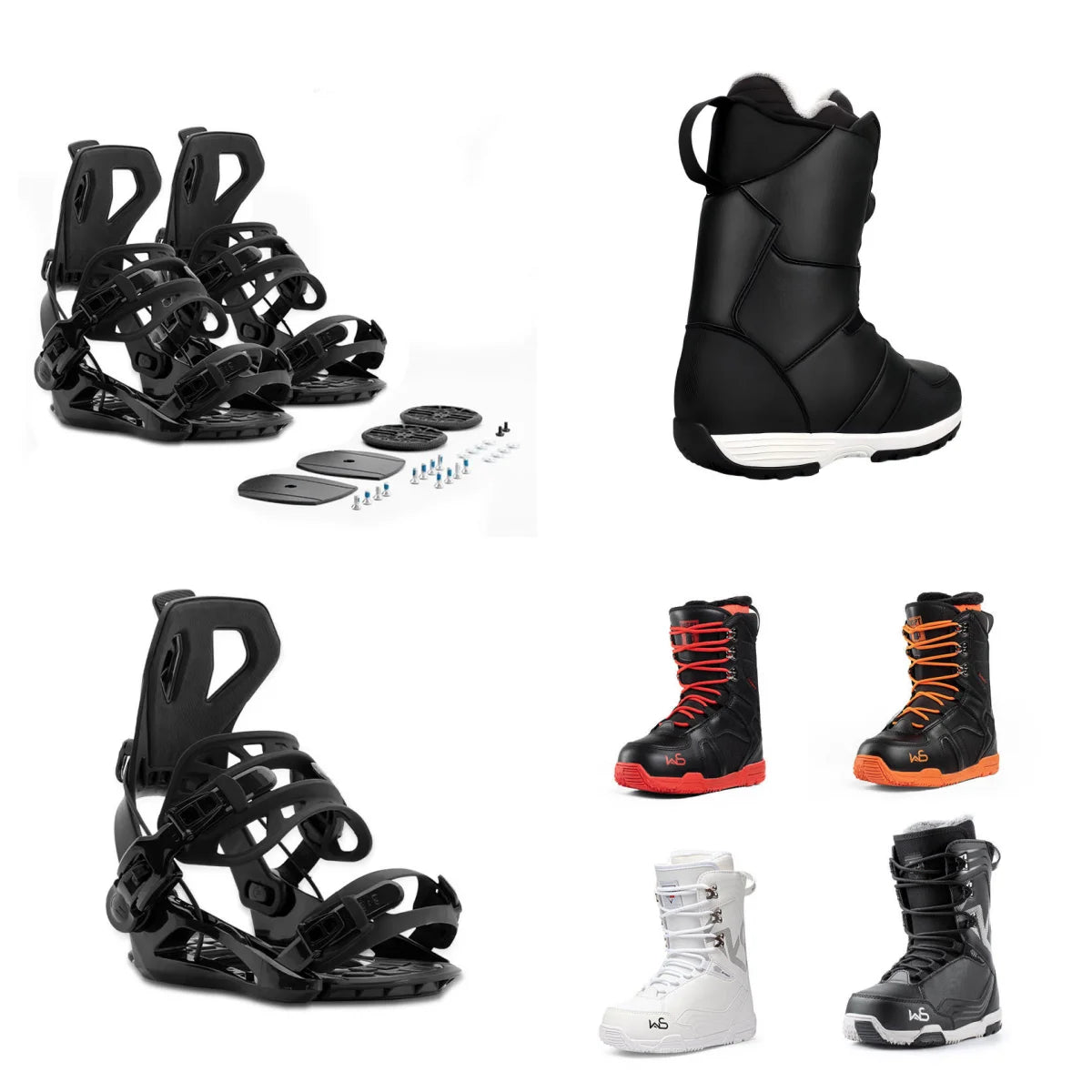 Snowboard for Adults Men and Women Winter Universal Snowboard Kit Skis Snowboard Skiing  Set Freestyle Wood Core