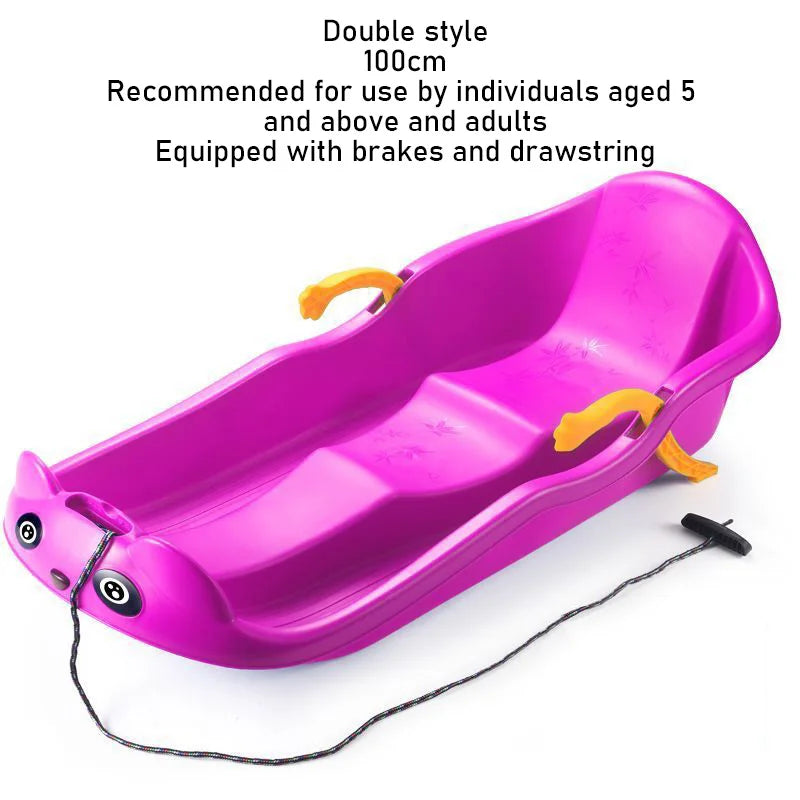 Sand Board, Double Thick With Drawstring Ski Board, Snowboard, Grass Board, Snow Plow, Sled, Adult And Child, Skateboard