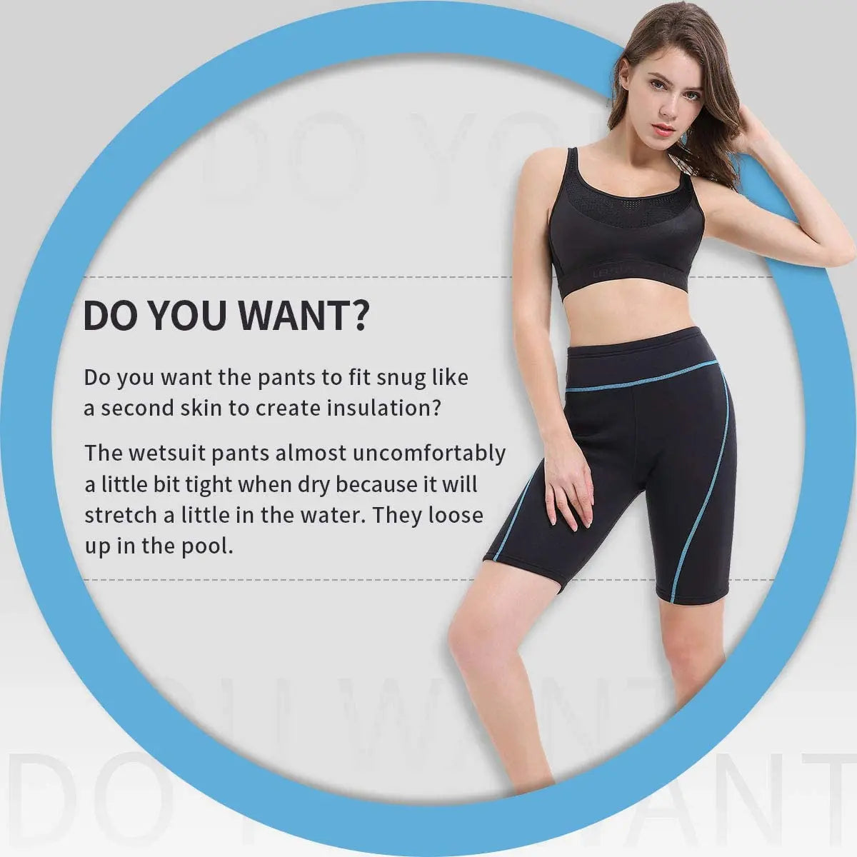 Women's Neoprene Shorts 2 mm Diving Shorts Keep Warm Suitable for Aerobic Surfing Swimming Cold Water Sports Sauna Sweat