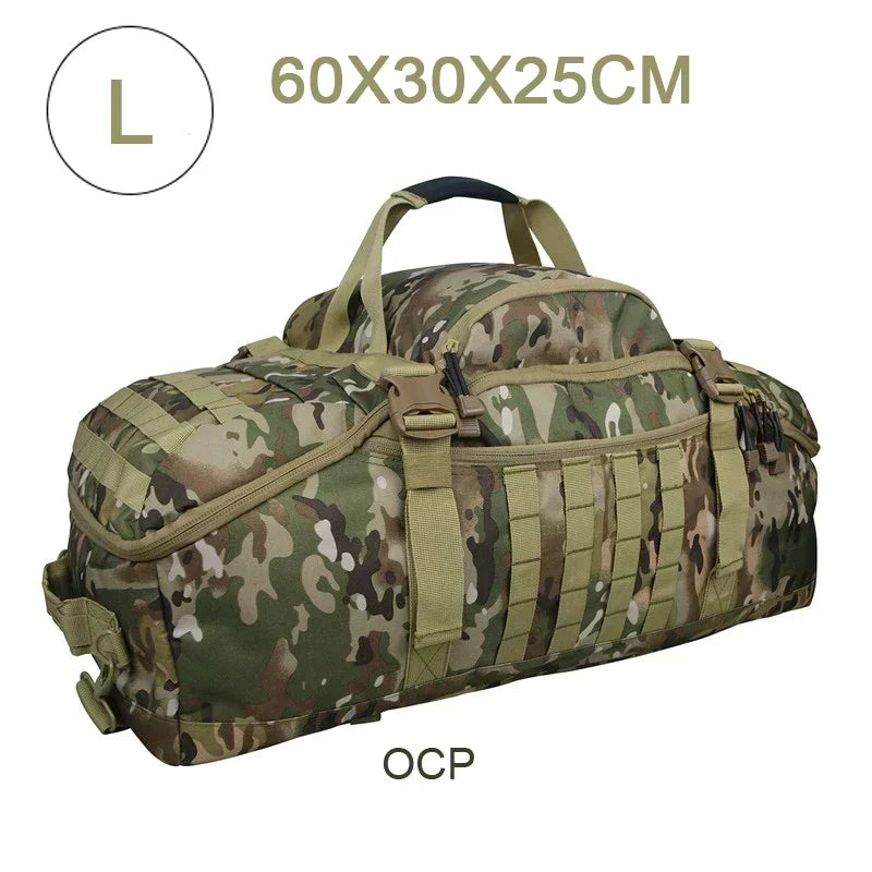 25L 45L 80L Large Duffle Bag Tactical Backpack Outdoor Camping Bags Molle Men Backpacks Travel Bag for Hiking