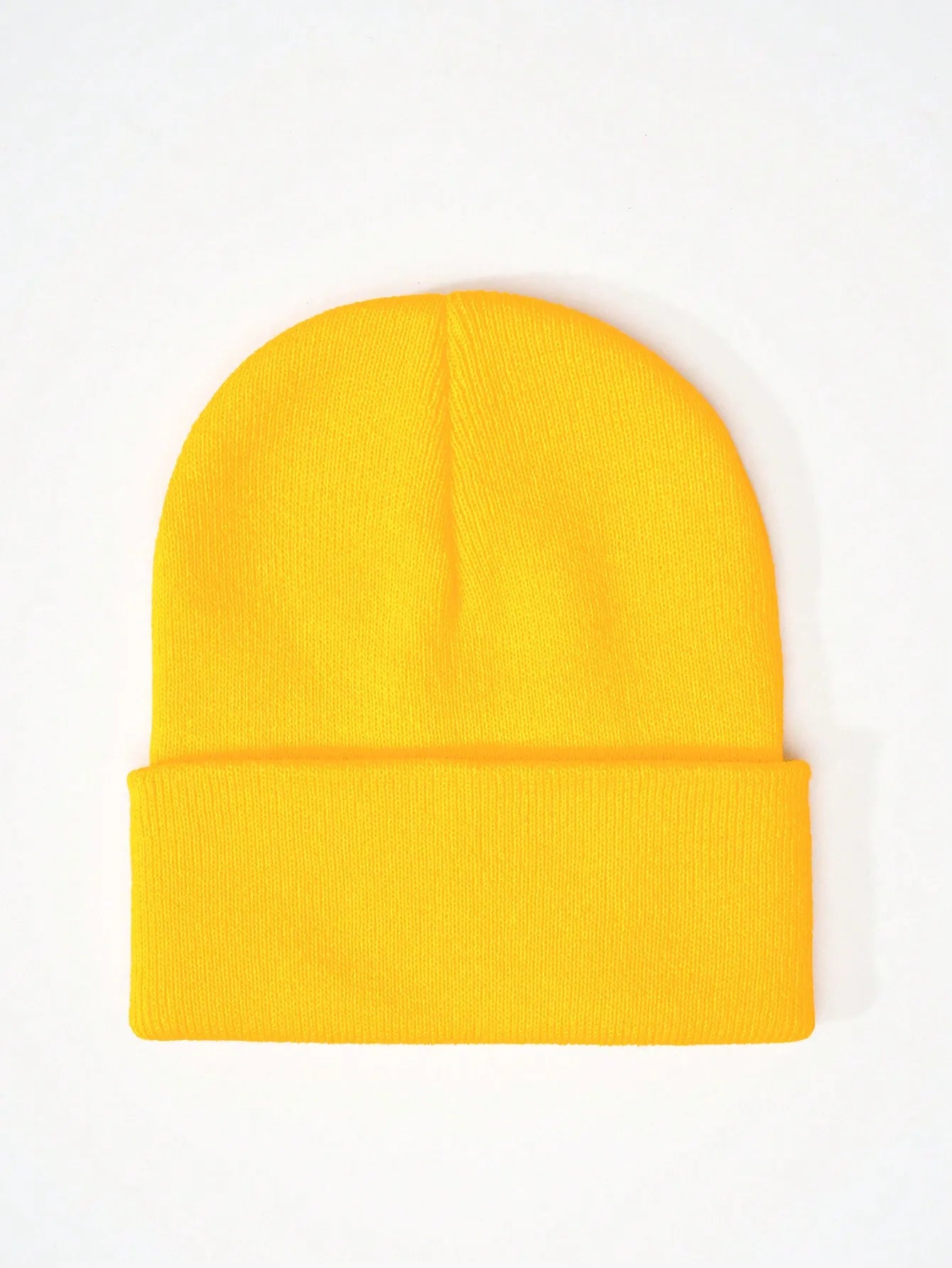 1PC Y2K Style Plain Knitted Beanie Hat Soft Acrylic Warm Skull Cap Cold Weather Fall Winter Daily Commute Outdoor Hat Halloween Streetwear Outfit Accessories For Women Girls