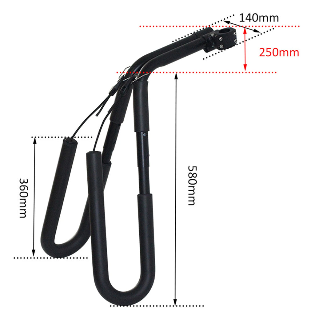 CZ-92 Bike Motorcycle Surfboard Rack Holder Portable Adjustable Motor Bike Side Carrier Surf Rack Wakeboard Surfboard Carrier