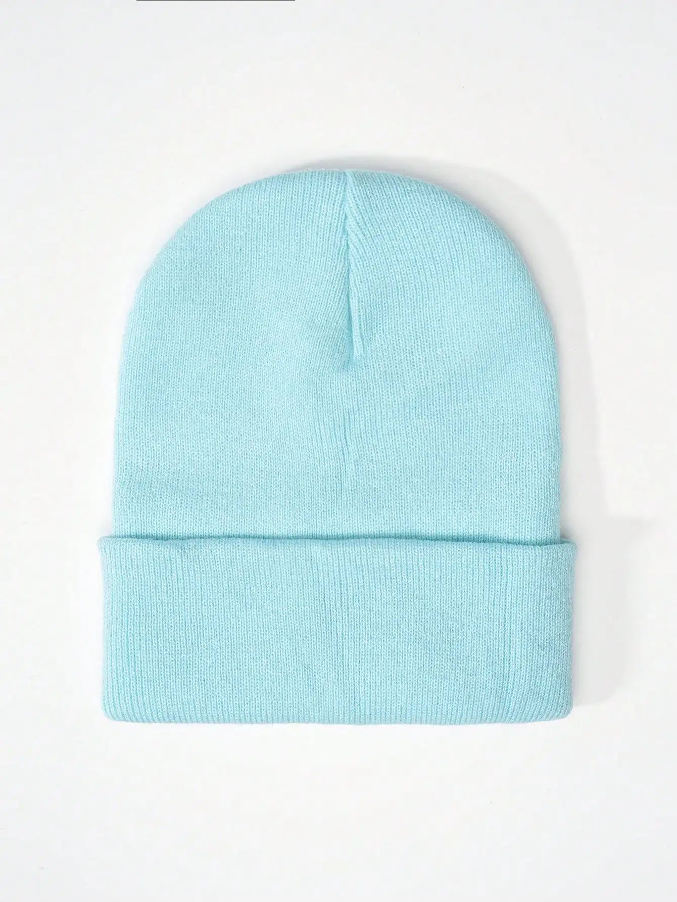 1PC Y2K Style Plain Knitted Beanie Hat Soft Acrylic Warm Skull Cap Cold Weather Fall Winter Daily Commute Outdoor Hat Halloween Streetwear Outfit Accessories For Women Girls
