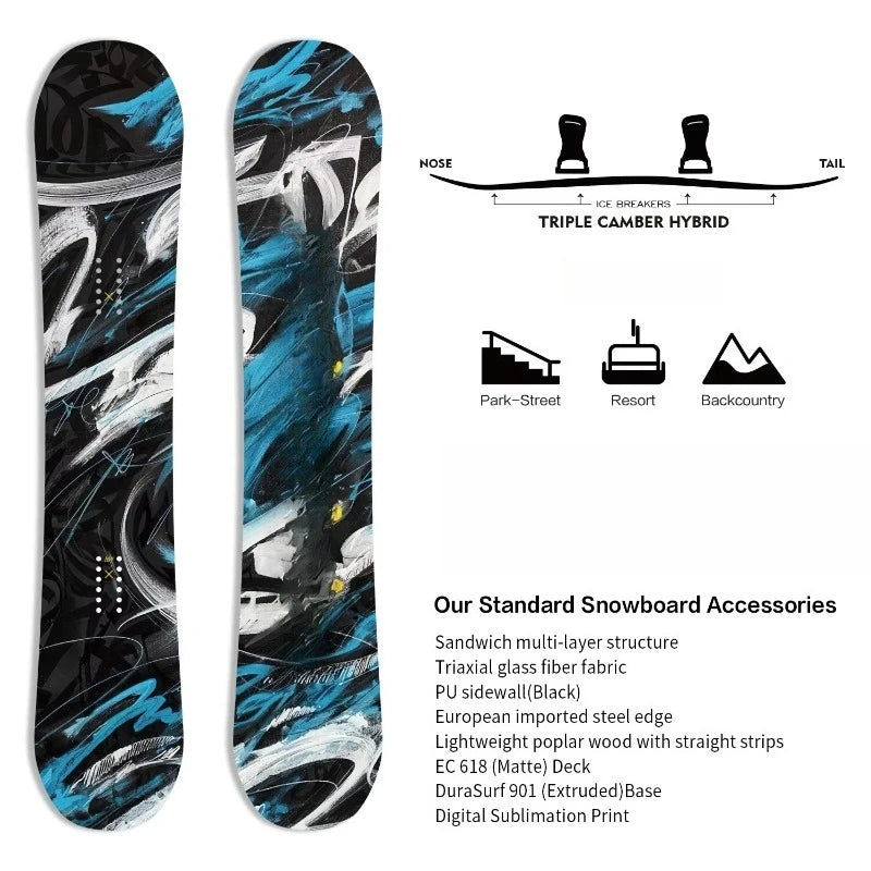 OEM Snowboard Manufacturer Custom Carbon Fiber Snowboard