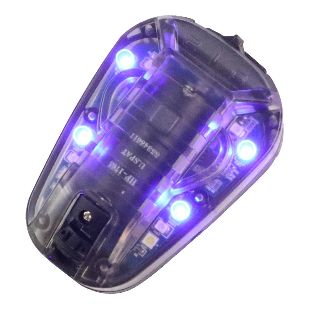 Sport Helmet Light Strobe Outdoor Hiking Hunting Survival Safety Signal Flash LAMP Waterproof Tactical Helmet Ladybird Light